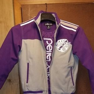 Womans pelle pelle cotton twill coat size medium